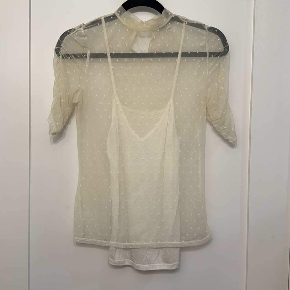 White, ultra feminine shirt